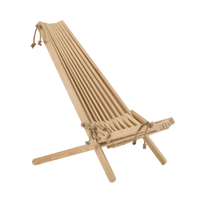 Silla Finlandesa madera de Alerce Europeo Natural