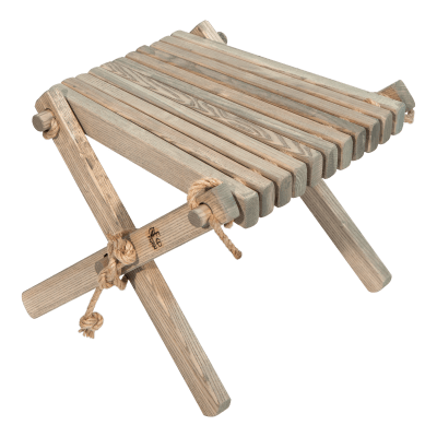 Mesa EcoFurn Plegable Fresno Ceniza Aceitado