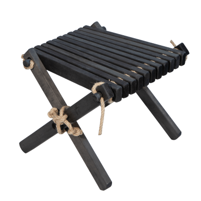 Mesa EcoFurn Plegable Aliso Negro Aceitado