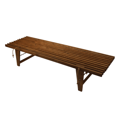 Banca Day Bed Fresno Castaño Aceitado 1,90