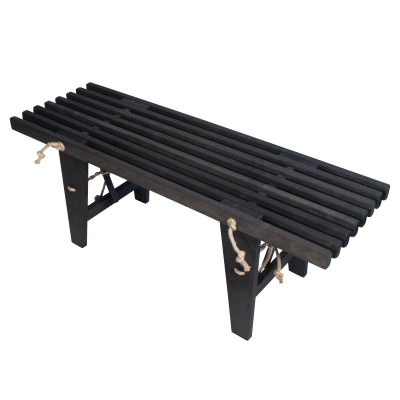 ECO BENCH 120 ALISO NEGRO ACEITADO