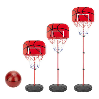 Tablero de Basquetbol Altura Ajustable Niños + Balón + Inflador