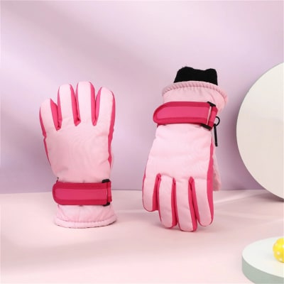 Guante Nieve Niña/Rosado