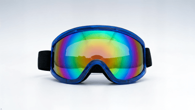 Antiparras Nieve Azul Translucido Nieve y Snowboard Tornasol con Protección UV