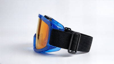 Antiparras Nieve Azul Translucido Nieve y Snowboard Tornasol con Protección UV