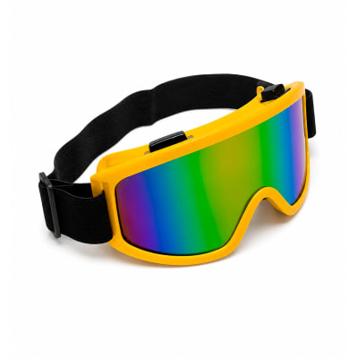 Antiparras Amarilla para Nieve y Snowboard Tornasol con Protección UV