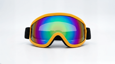 Antiparras Amarilla para Nieve y Snowboard Tornasol con Protección UV