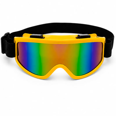 Antiparras Amarilla para Nieve y Snowboard Tornasol con Protección UV