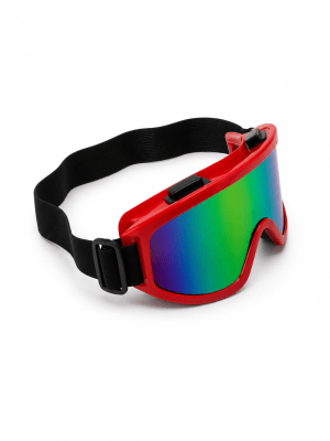 Antiparras Roja para Nieve y Snowboard Tornasol con Protección UV