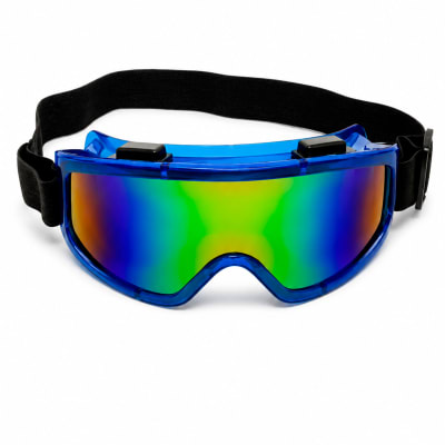 Antiparras Nieve Azul Translucido Nieve y Snowboard Tornasol con Protección UV