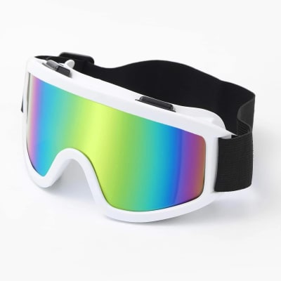 Antiparras nieve Blanco Tornasol