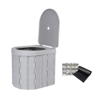 Baño Plegable Portátil para Camping + Bolsas y Endurecedor