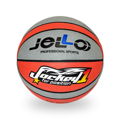 Balón Basquetbol Jello N° 7 Naranja/Gris
