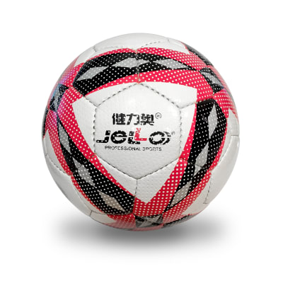 Balón de fútbol Jello N°4 Blanco/Rojo