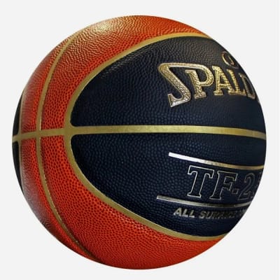 Balón Basquetbol Spalding Tf-250 Negro/Naranja