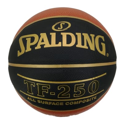 Balón Basquetbol Spalding Tf-250 Negro/Naranja