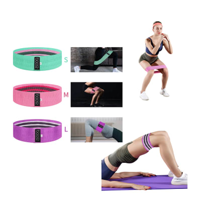 set 3 bandas elásticas S/M/L /Forcecl