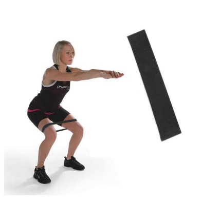 Pack 15 bandas Elasticas Negro Pilates /forcecl