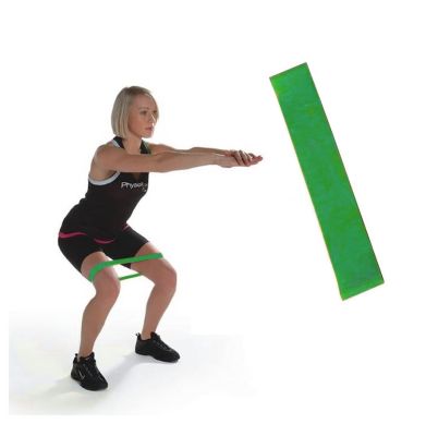 Banda elastica Verde Piernas loop Pilates /forcecl