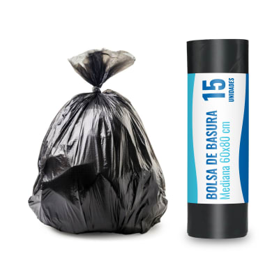 Bolsas de basura 60x80 cm 15 unidades