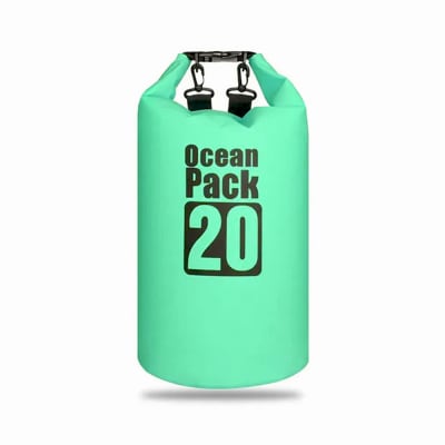 Bolso Seco Ocean Pack 20 Litros Impermeable Verde