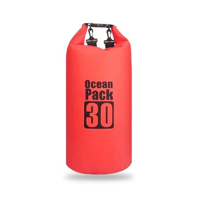 Bolso Seco Ocean Pack 30 Litros Impermeable Rojo