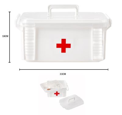 Botiquin Plastico Grande 18x33cm