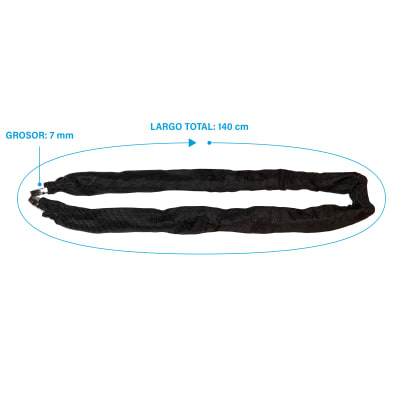 Cadena Para Rueda De Repuesto Antinapoleon Espesor 7mm x 1,4m Largo