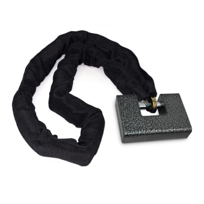 Cadena + Candado Cuadrado Para Rueda De Repuesto Antinapoleon Espesor 10 mm x 1,4 m Largo