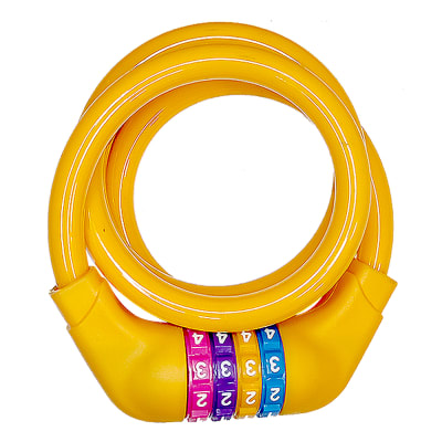 Candado Amarillo 110 cm 4 dígitos