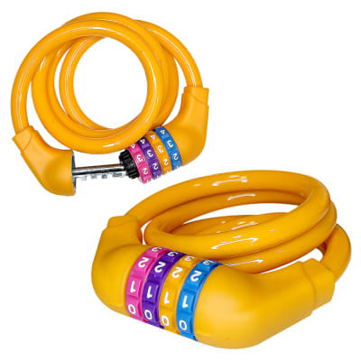 Candado Amarillo 110 cm 4 dígitos