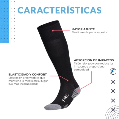 Media de futbol FRC Adulto Colores