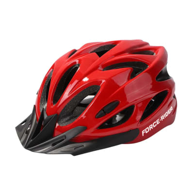 Casco de Bicicleta con luz Rojo FRC