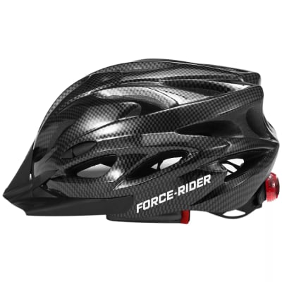 Casco de Bicicleta con luz Gris/Negro FRC