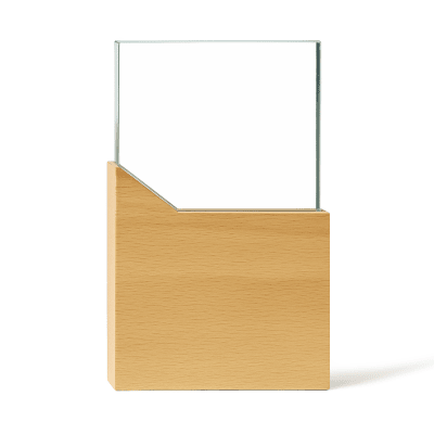 Galvano Madera/Cristal Recto