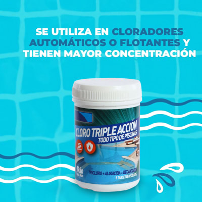 Pack 3 Cloro Piscina Tabletas