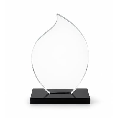 Galvano llama base negra 18 cm