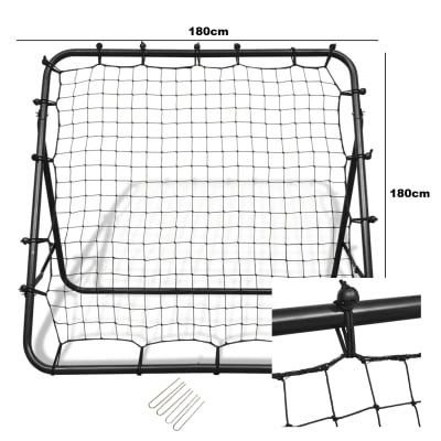 Red negra Rebotador de fútbol entrenamiento 409