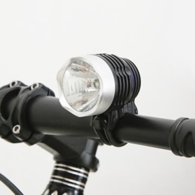 Luz para Bicicleta Redonda Blanca