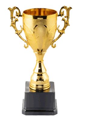 Copa Trofeo Dorado Resina/Plástico 16 cm