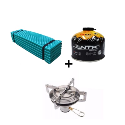 colchoneta + cocinilla + gas NTK 230gr /Forcecl