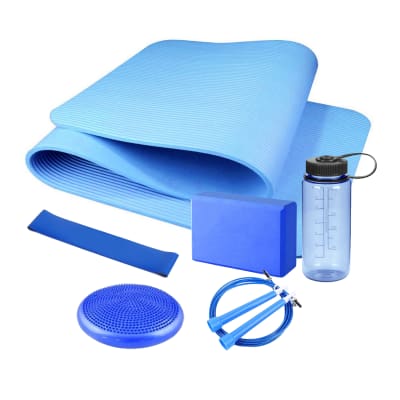 KIT DE ENTRENAMIENTO YOGA AZUL