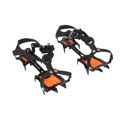 Par De Crampones De Acero Manganeso De 10 Puntas 423