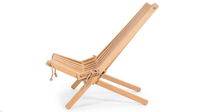 Silla Finlandesa madera de Abedul castaño claro aceitado