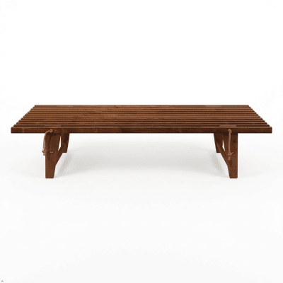 Banca Day Bed Fresno Castaño Aceitado 1,90