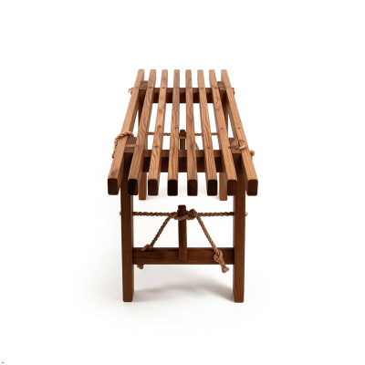 Banca EcoBench 1.20 Madera de Fresno Castaño Aceitado