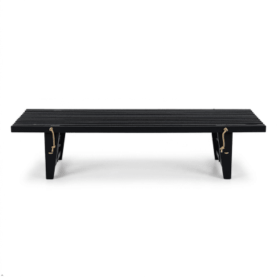 Banca Day Bed Aliso Negro Aceitado1,90