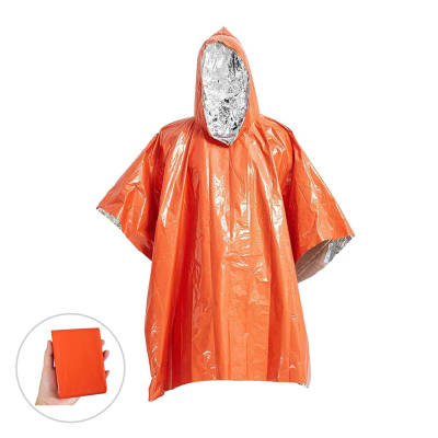 Poncho Cubre Lluvia Emergencia Aislante