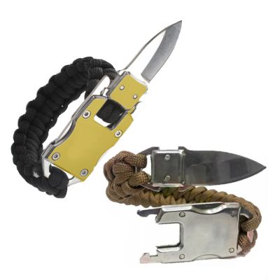 Pulsera cuchillo de supervivencia
