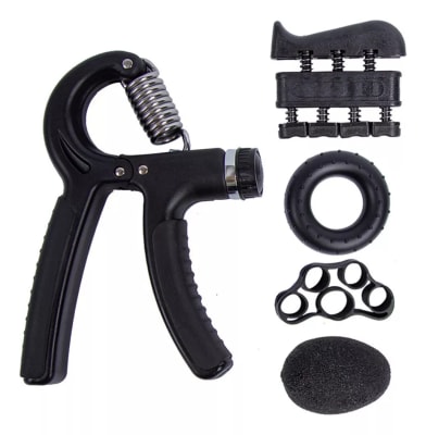 Set Hand Grip Ejercitador Manos Y Antebrazo